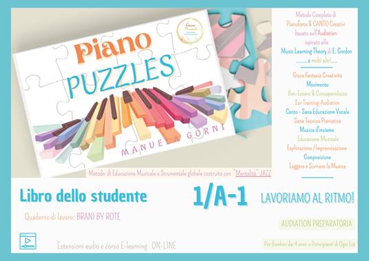 Piano Puzzles. Libro dello studente 1/A-1. Con espansione online - Manuela Gorni - copertina