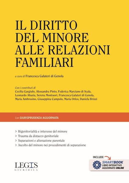 Il diritto del minore alle relazioni familiari. Con smartbook - copertina