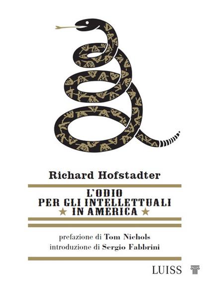 L'odio per gli intellettuali in America - Richard Hofstadter - copertina