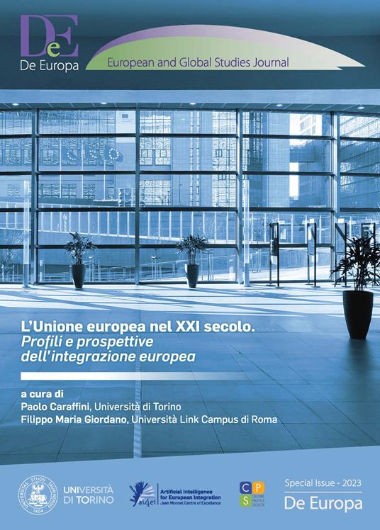 L'Unione europea nel XXI secolo. Profili e prospettive dell'integrazione europea - copertina