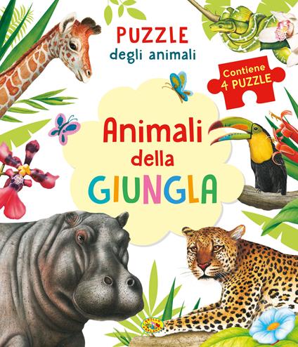 Animali della giungla. Ediz. a colori - copertina