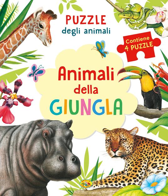 Animali della giungla. Ediz. a colori - copertina