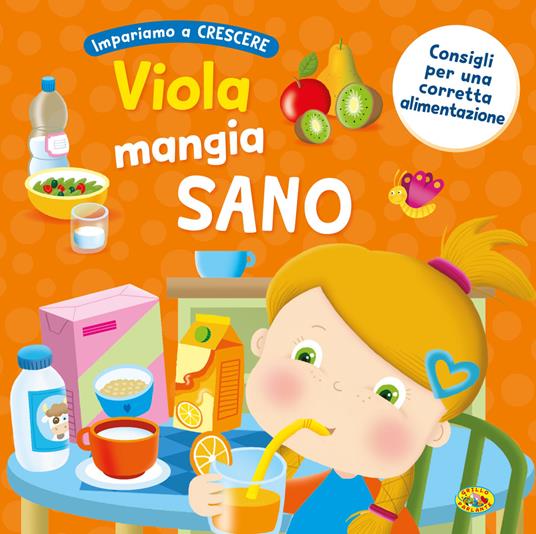 Viola mangia sano. Ediz. a colori - copertina