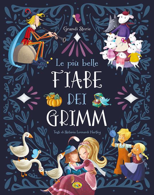 Le più belle fiabe dei Grimm. Ediz. a colori - copertina