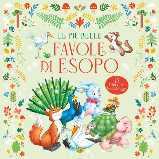 Le più belle favole di Esopo. Ediz. a colori - copertina