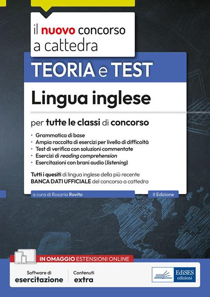 Lingua inglese per tutte le classi di concorso. Teoria e test. Con espansione online. Con software di simulazione - copertina