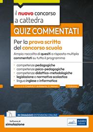 Quiz commentati per la prova scritta del concorso scuola 2024 - 2025