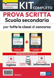 Kit completo prova scritta scuola secondaria. Teoria e test per la prova scritta