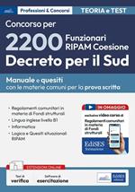 Concorso 2200 funzionari RIPAM coesione. Materie comuni a tutti i profili per la prova scritta