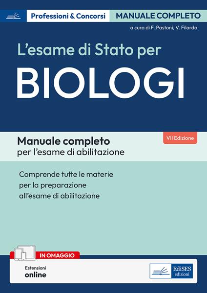 [EBOOK] Manuale per l'Esame di Stato per Biologi - V.V.A.A. - ebook
