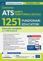 Concorso ATS sociali 1251 funzionari educatori