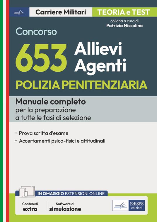 Concorso 653 allievi agenti polizia penitenziaria. Con espansione online. Con software di simulazione - copertina