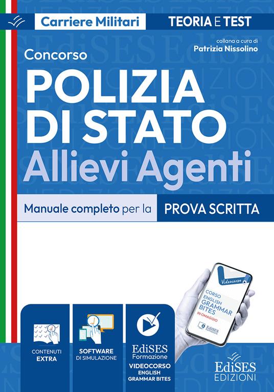 Concorso Allievi Agenti Polizia di Stato. Manuale completo per la prova scritta. Con software di simulazione - copertina