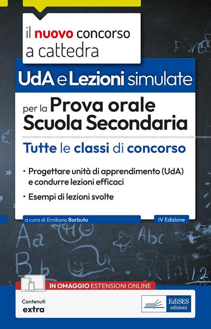 UDA. Lezioni simulate prova orale scuola secondaria. Con espansione online - copertina
