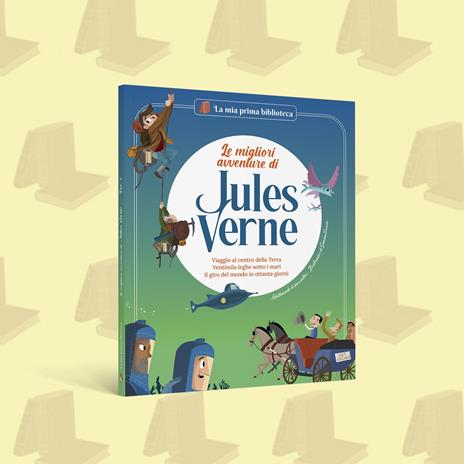 Le migliori avventure di Jules Verne: Viaggio al centro della terra-Ventimila leghe sotto i mari-Il giro del mondo in ottanta giorni. Con contenuti e attività extra. Ediz. a colori - Sara Marconi,Nadia Arenas,Sergi Rodríguez Ibarra - 2