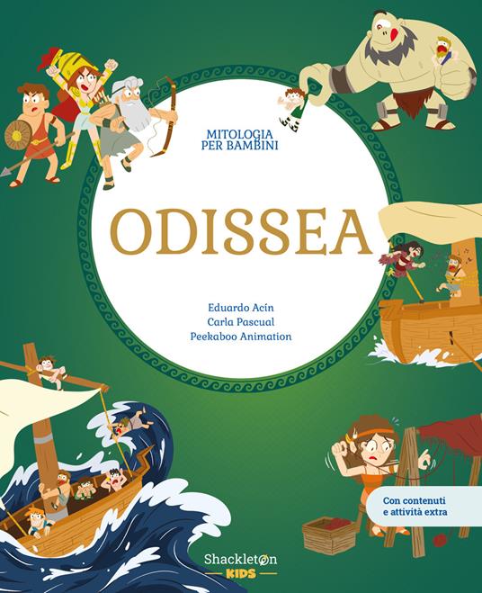 Odissea. Con contenuti e attività extra. Ediz. a colori - Eduardo Acín dal Maschio - copertina