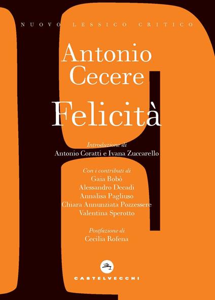 Felicità - Antonio Cecere - copertina
