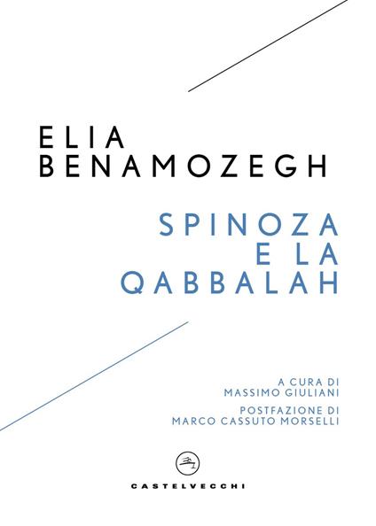 Spinoza e la Qabbalah - Elia Benamozegh - copertina