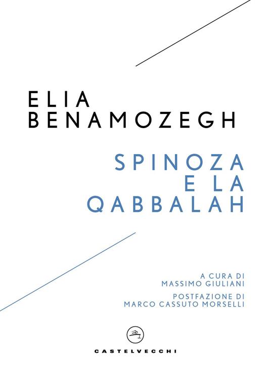 Spinoza e la Qabbalah - Elia Benamozegh - copertina