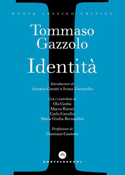 Identità - Tommaso Gazzolo - copertina