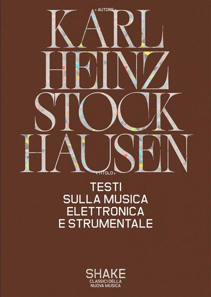 Testi sulla musica elettronica e strumentale - Karlheinz Stockhausen - copertina