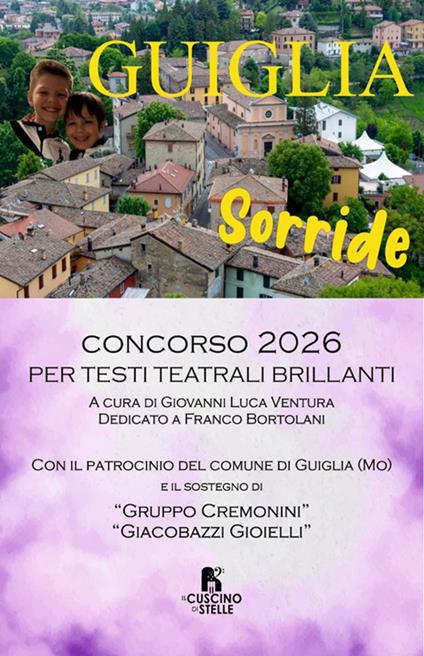 Guiglia sorride. Concorso 2026 per testi teatrali brillanti - copertina