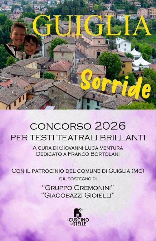 Guiglia sorride. Concorso 2026 per testi teatrali brillanti - copertina