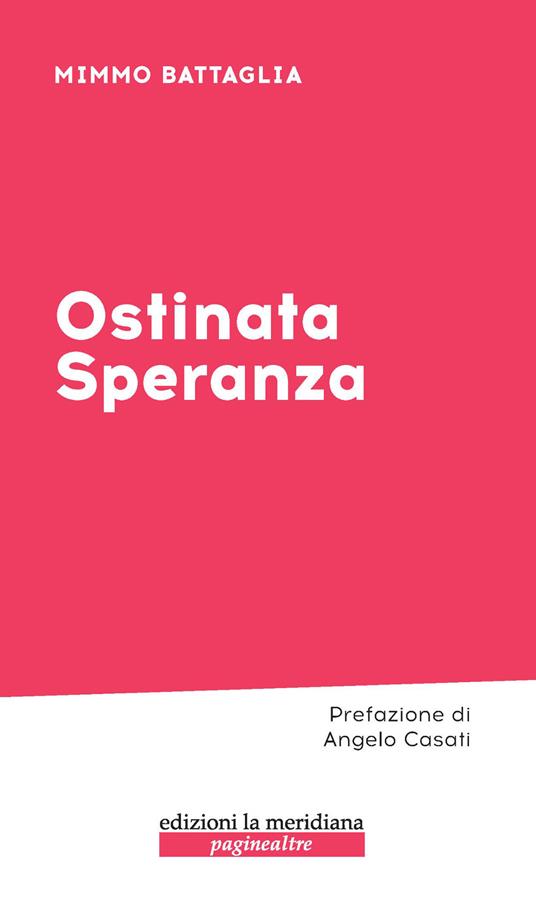Ostinata speranza - Mimmo Battaglia - copertina