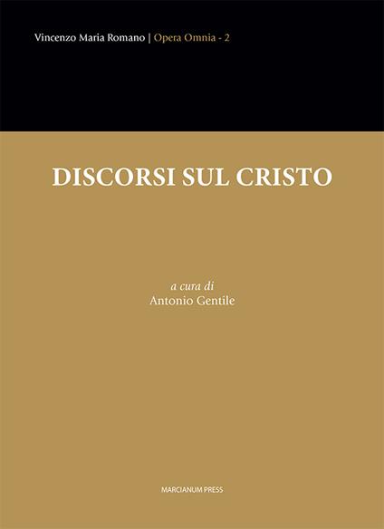 Discorsi sul Cristo - Vincenzo Maria Romano - copertina