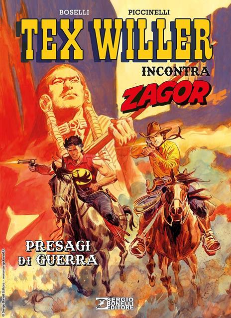 Presagi di guerra. Tex Willer incontra Zagor - Mauro Boselli - copertina