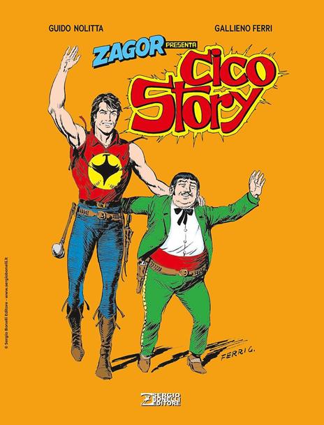Zagor presenta Cico story - Guido Nolitta - copertina