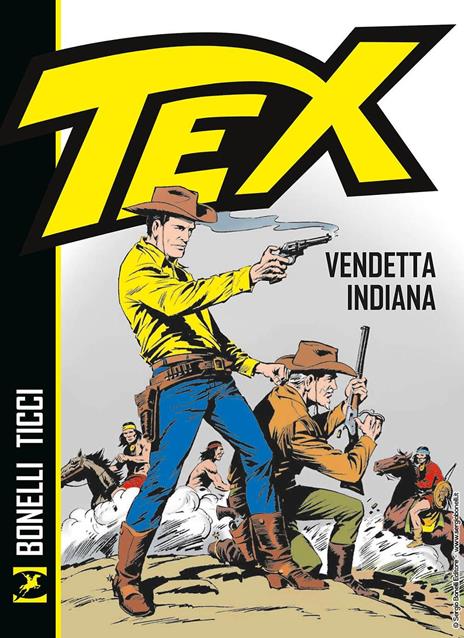 Tex. Vendetta indiana - Gianluigi Bonelli - copertina