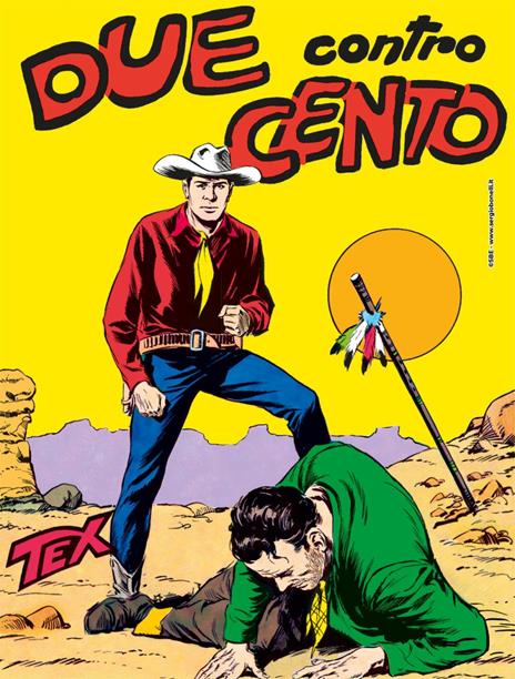 Tex collezione book. Vol. 8: Due contro cento - Gianluigi Bonelli - copertina