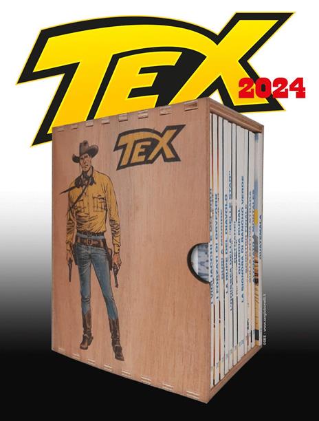 Un anno con Tex. Box 2024 - Mauro Boselli,Pasquale Ruju,Claudio Nizzi - copertina