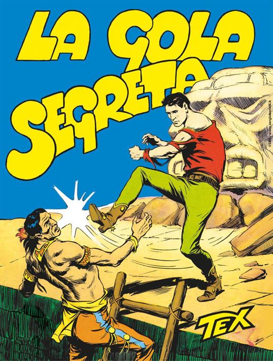 Tex collezione book. Vol. 14: La gola segreta - Gianluigi Bonelli - copertina