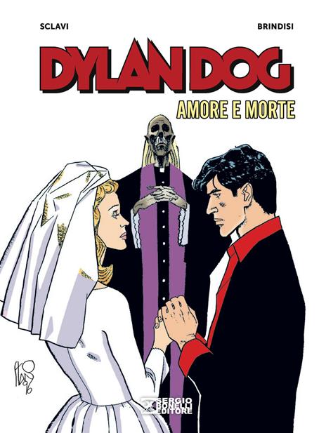 Amore e morte. Dylan Dog - Tiziano Sclavi - copertina
