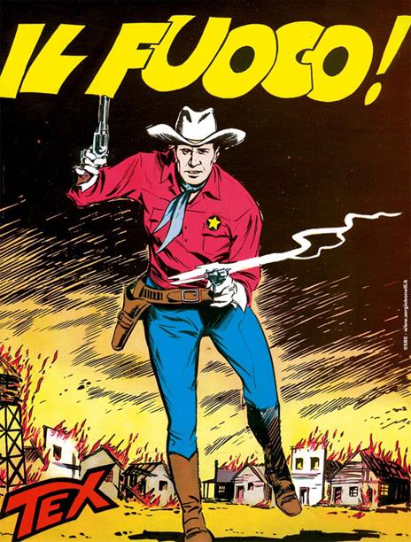 Tex collezione book. Vol. 16: Il fuoco! - Gianluigi Bonelli - copertina