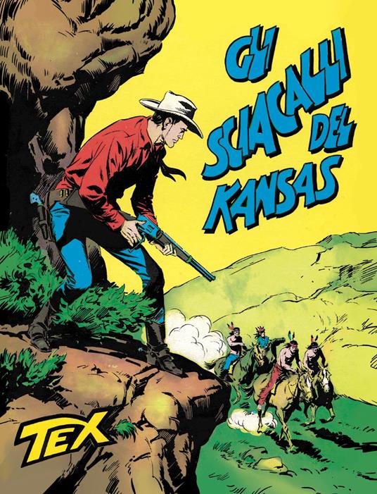 Tex collezione book. Vol. 17: Gli sciacalli del Kansas - Gianluigi Bonelli - copertina