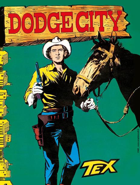 Tex collezione book. Vol. 18: Dodge city - Gianluigi Bonelli - copertina