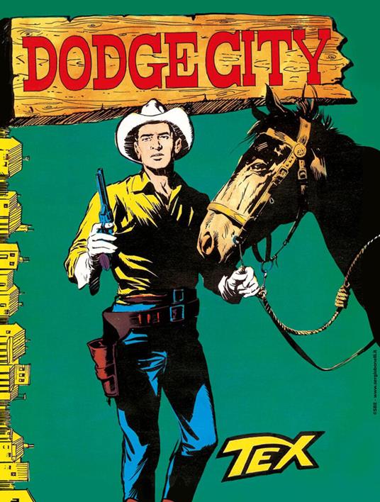 Tex collezione book. Vol. 18: Dodge city - Gianluigi Bonelli - copertina
