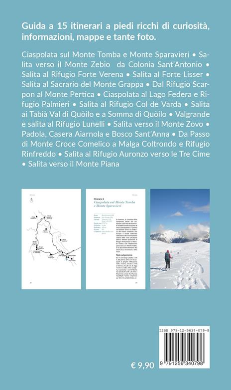 Escursioni con le ciaspole. 15 itinerari tra le montagne venete - Davide Zambon - 3