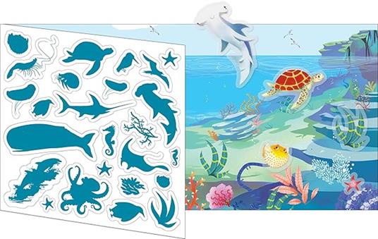 Animali dell’oceano. Stickers. Ediz. a colori - Antonia Gasparini - 2