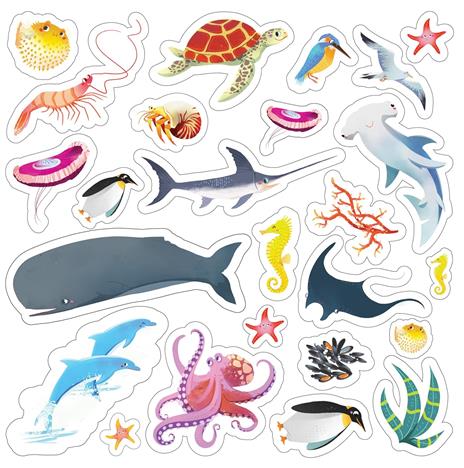 Animali dell’oceano. Stickers. Ediz. a colori - Antonia Gasparini - 4