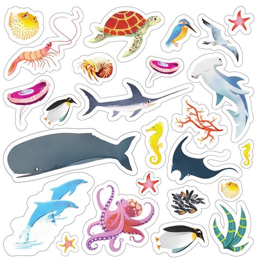 Animali dell’oceano. Stickers. Ediz. a colori - Antonia Gasparini - 4