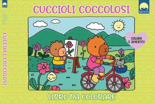 Cuccioli cucciolosi. Libro da colorare. Ediz. illustrata - copertina