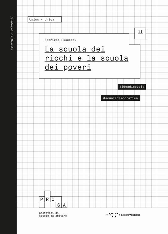 La scuola dei ricchi e la scuola dei poveri - Fabrizio Pusceddu - copertina