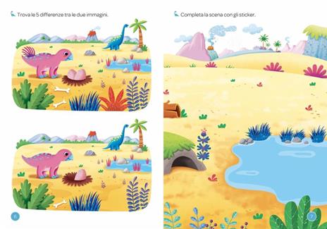 Nella terra dei dinosauri. Mini sticker. Ediz. a colori - Stefania Colnaghi - 2