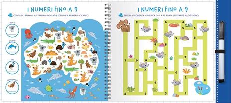 Imparo i numeri. Scrivi e cancella pocket - Roberta Fanti - 3