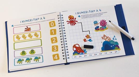 Imparo i numeri. Scrivi e cancella pocket - Roberta Fanti - 4