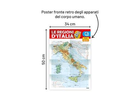 Le regioni d'Italia. Esploro e imparo. Ediz. a colori. Con pennarello cancellabile. Con Poster - Anna Casalis - 3